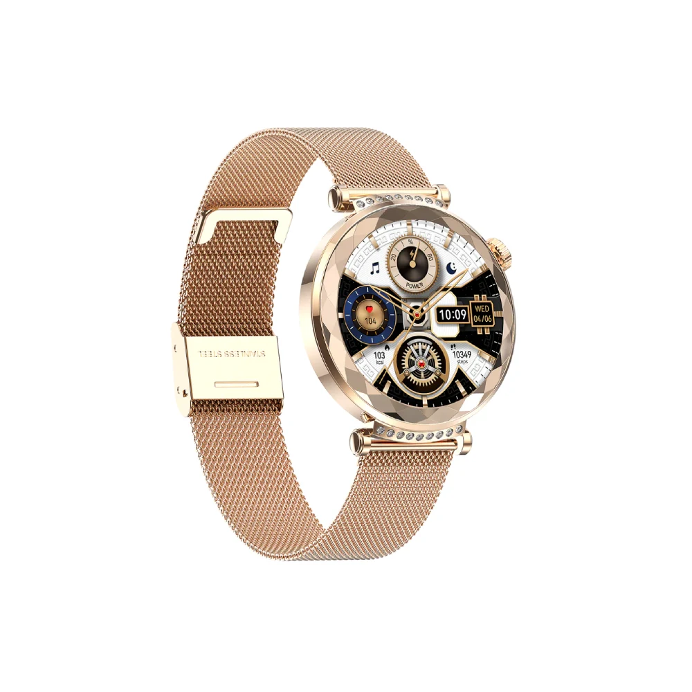 Urban Smart Watch 1.2" Amoled Built-in Voice Assistant with Metal Frame BT Calling Stella view 2